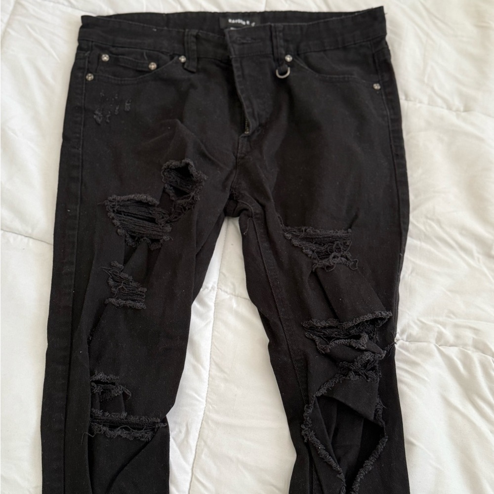 Ksubi Men's Black Distressed Jeans